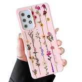 ZTOFERA Floral Cute Case for Galaxy A53 5G,Soft Slim Bumper Girls Flower Cover for Samsung Galaxy A53(2022),Pink